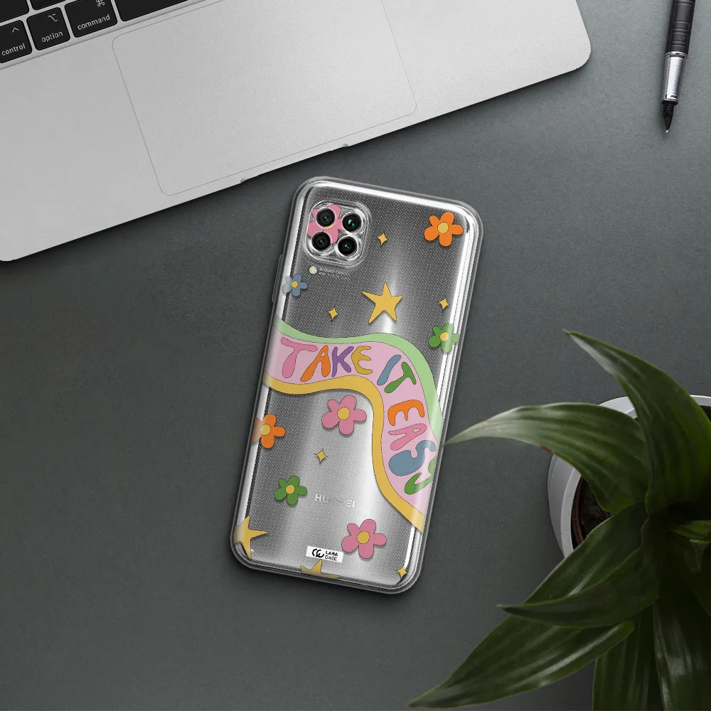 Take It Easy Huawei Nova 7I Clear Tpu Case