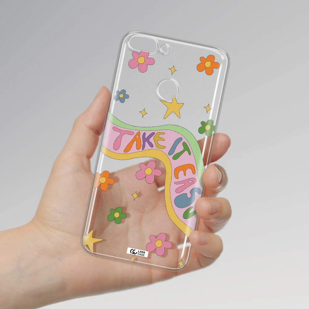 Take It Easy Huawei P Smart 2017 Clear TPU Case