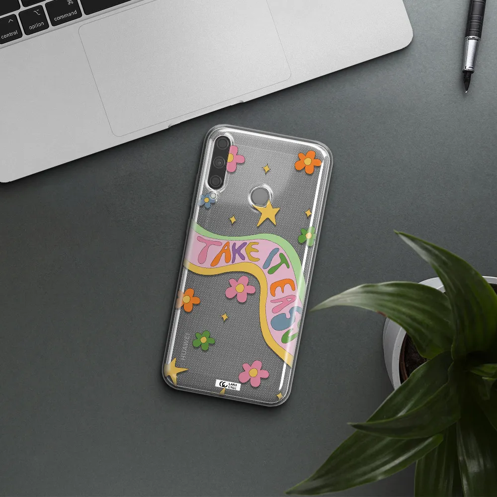 Take It Easy Huawei P40 Lite E Clear TPU Case