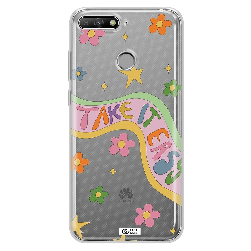 Take It Easy Huawei Y6 Prime 2018 Clear TPU Case