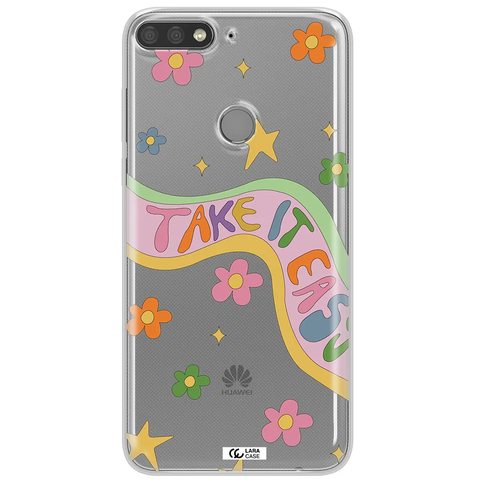 Take It Easy Huawei Y7 Prime 2018 Clear TPU Case