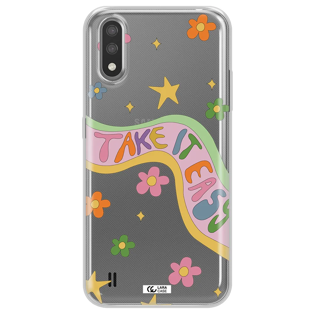 Take It Easy Samsung A01 Clear TPU Case