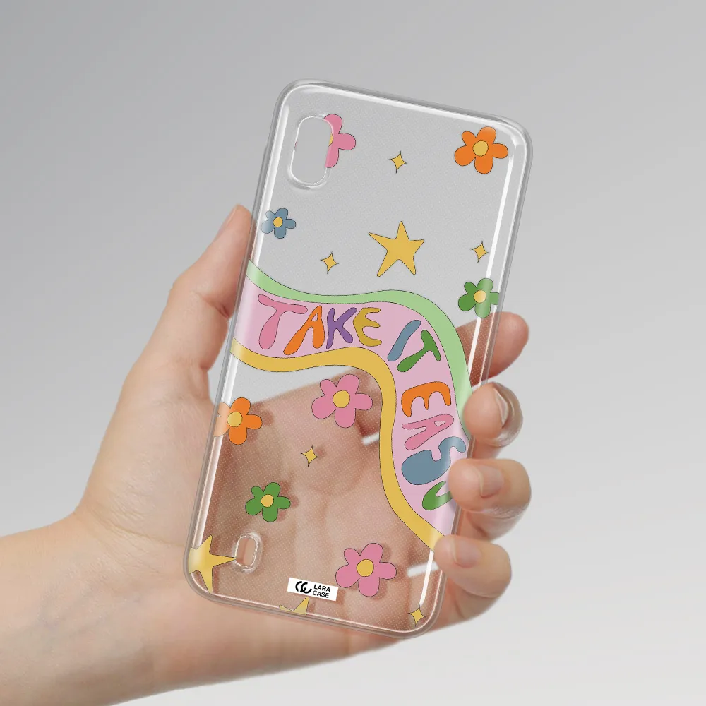 Take It Easy Samsung A10 Clear TPU Case