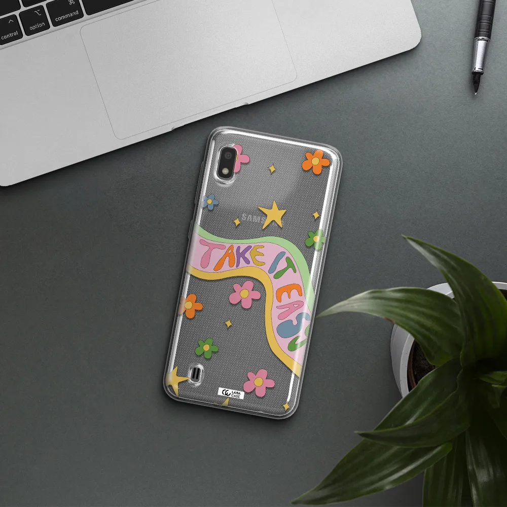 Take It Easy Samsung A10 Clear TPU Case