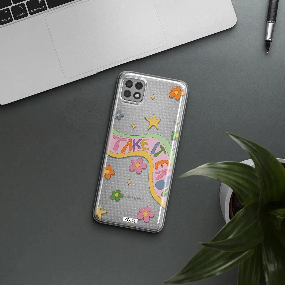 Take It Easy Samsung A22 5g Clear TPU Case