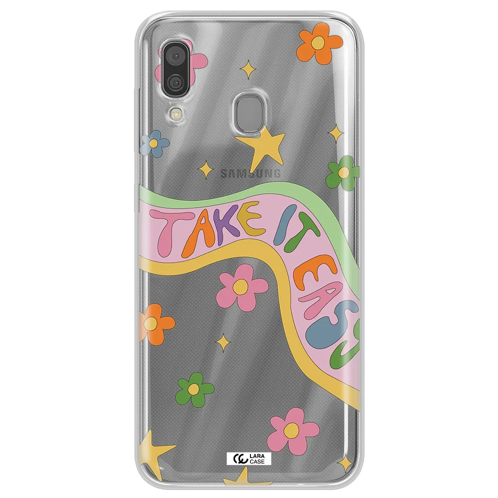 Take It Easy Samsung A30 Clear TPU Case