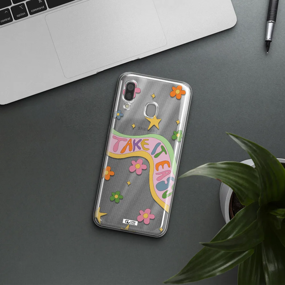 Take It Easy Samsung A30 Clear TPU Case