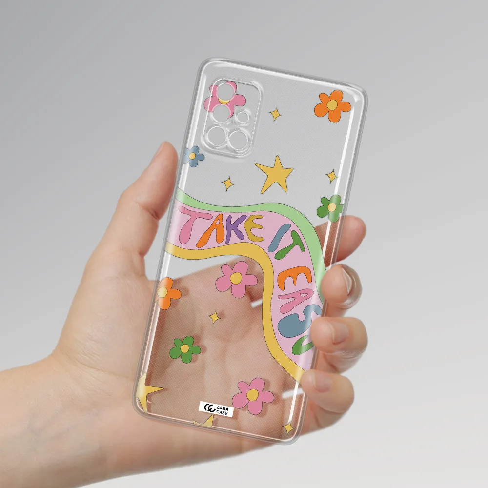 Take It Easy Samsung A40S Clear Tpu Case