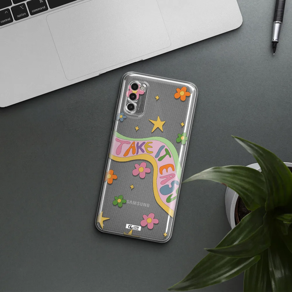 Take It Easy Samsung A41 Clear Tpu Case
