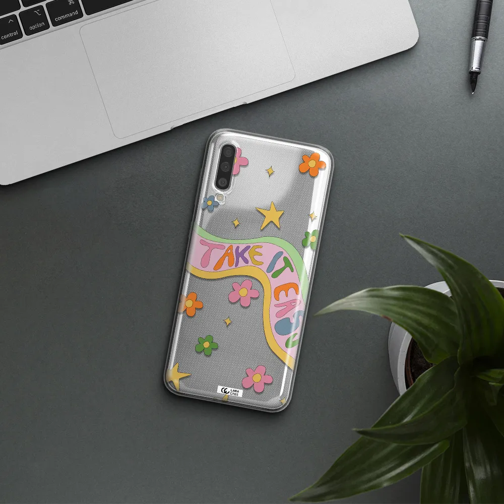Take It Easy Samsung A50 Clear TPU Case
