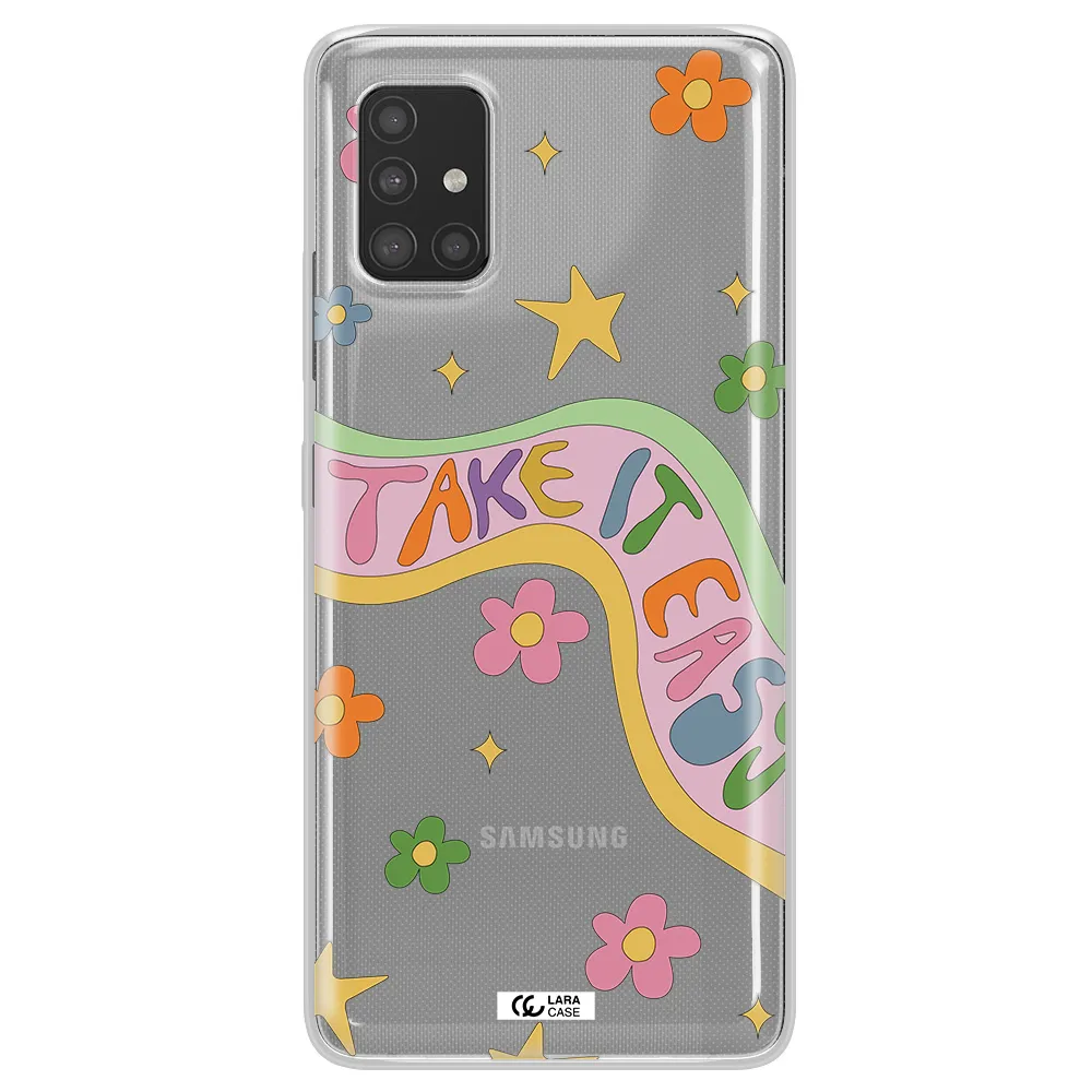 Take It Easy Samsung A51 Clear TPU Case