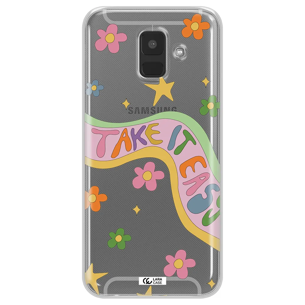 Take It Easy Samsung A6 Clear TPU Case