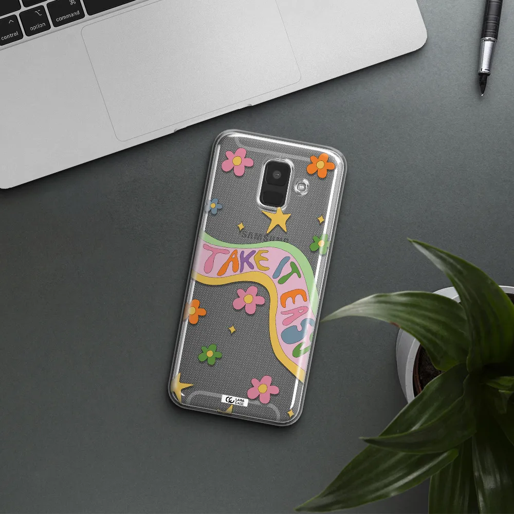 Take It Easy Samsung A6 Clear TPU Case