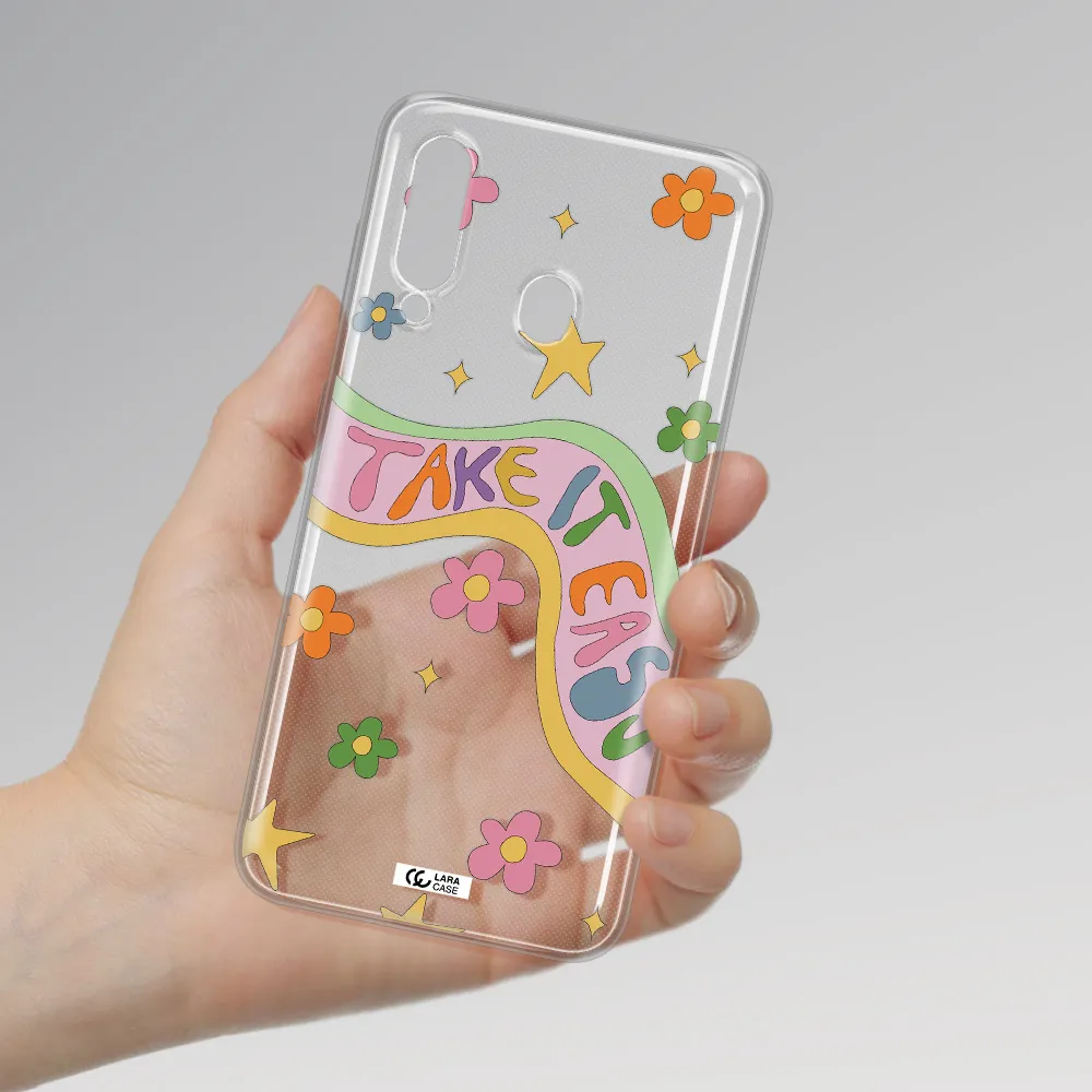 Take It Easy Samsung A60 Clear TPU Case