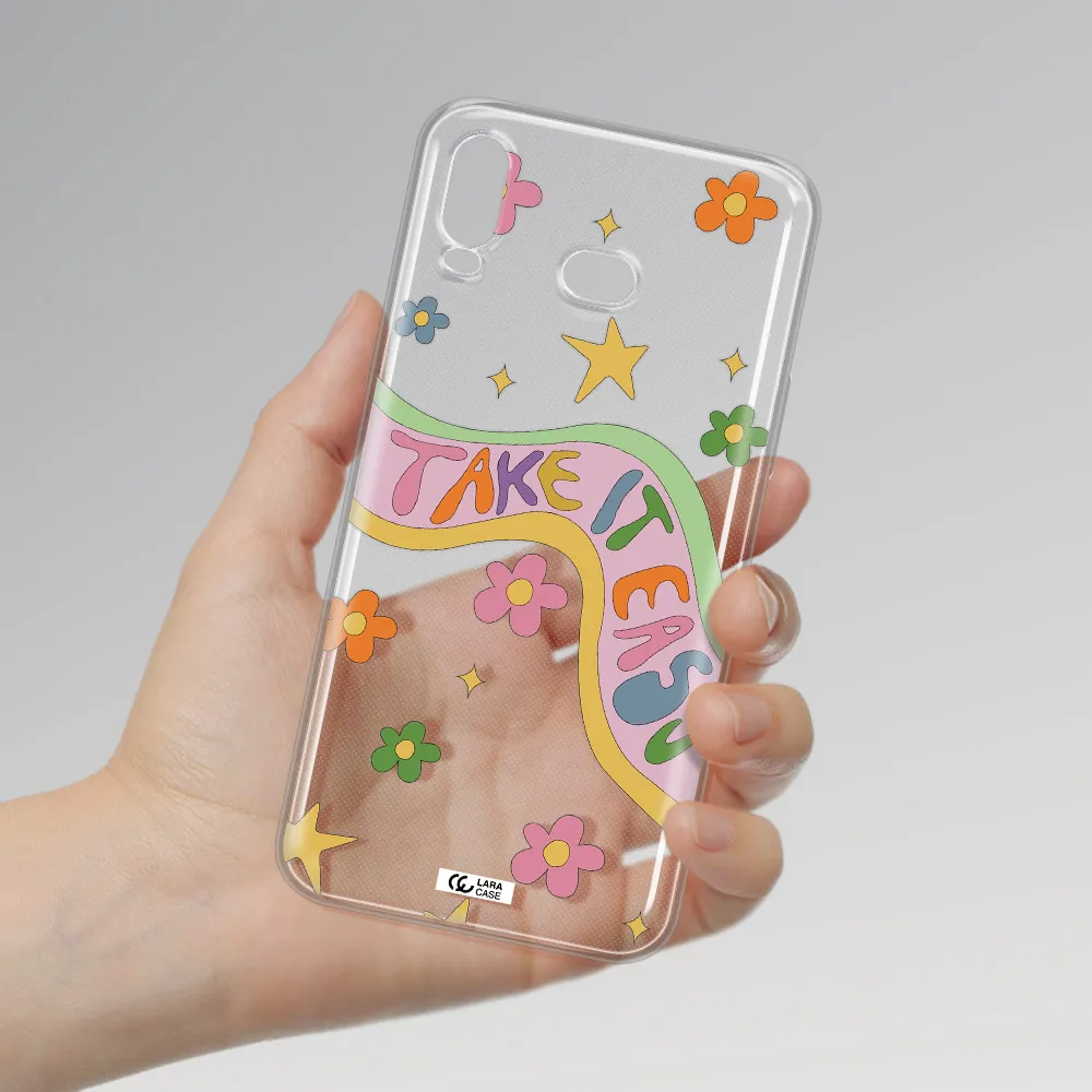 Take It Easy Samsung A6S Clear TPU Case