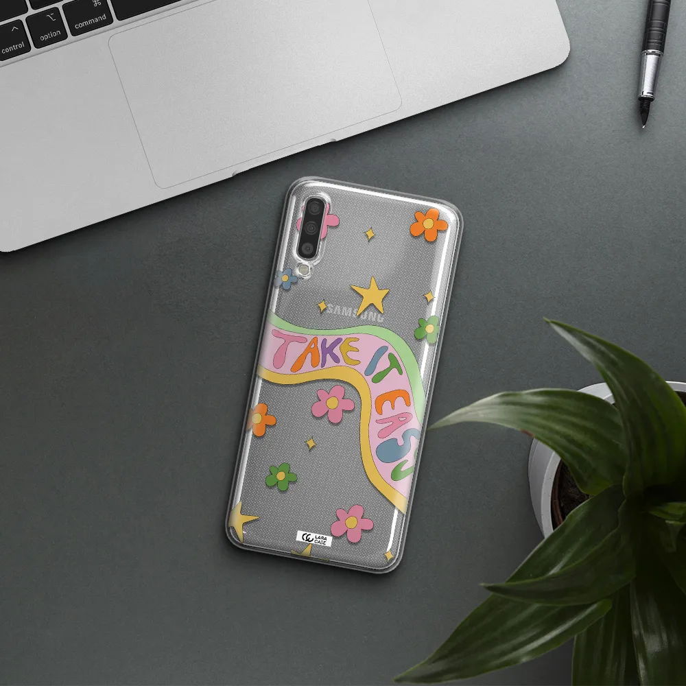 Take It Easy Samsung A70S Clear Tpu Case