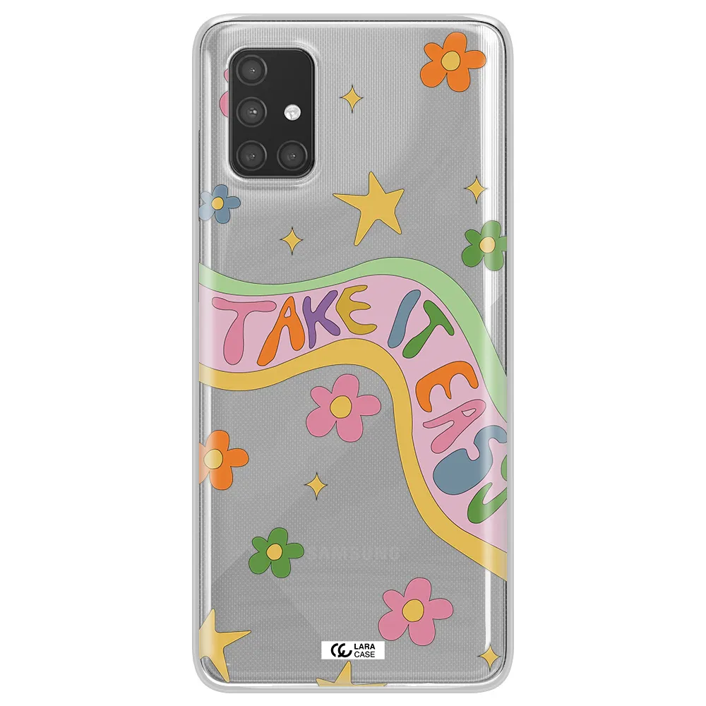 Take It Easy Samsung A71 Clear TPU Case
