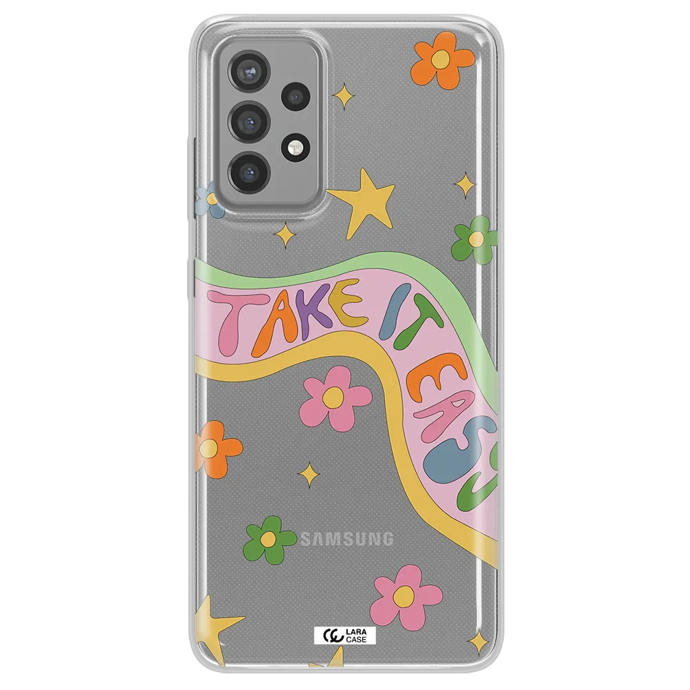 Take It Easy Samsung A72 Clear TPU Case