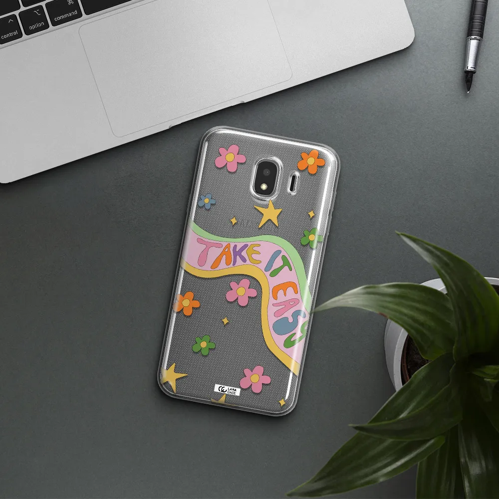 Take It Easy Samsung J4 Clear TPU Case