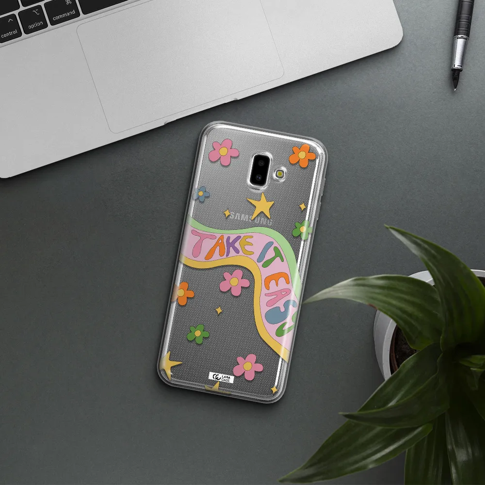 Take It Easy Samsung J6 Plus Clear TPU Case