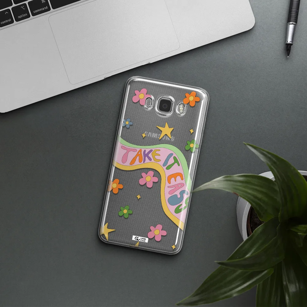 Take It Easy Samsung J7 2016 Clear TPU Case