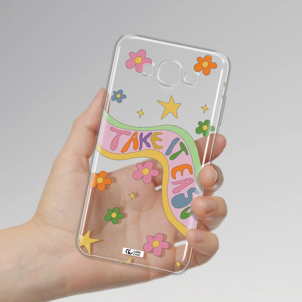 Take It Easy Samsung J7 Core Clear TPU Case