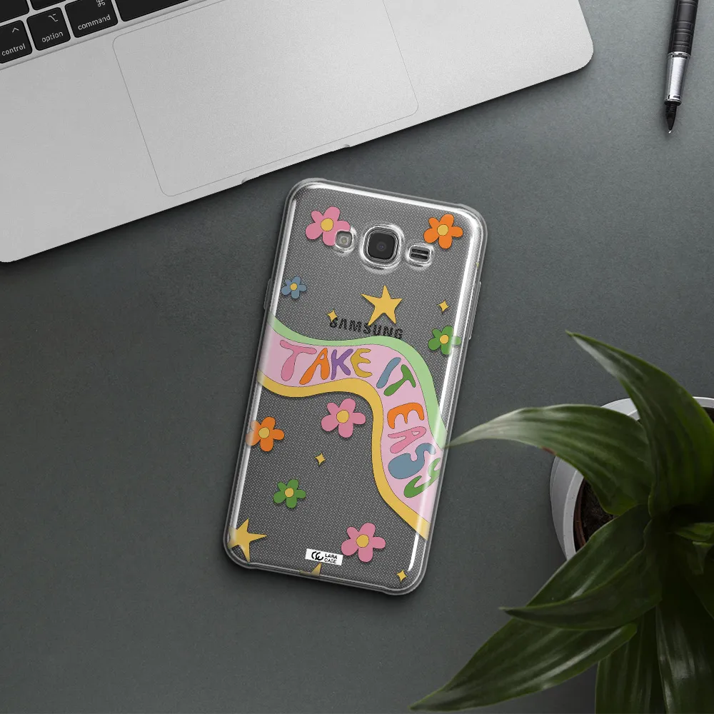 Take It Easy Samsung J7 Core Clear TPU Case