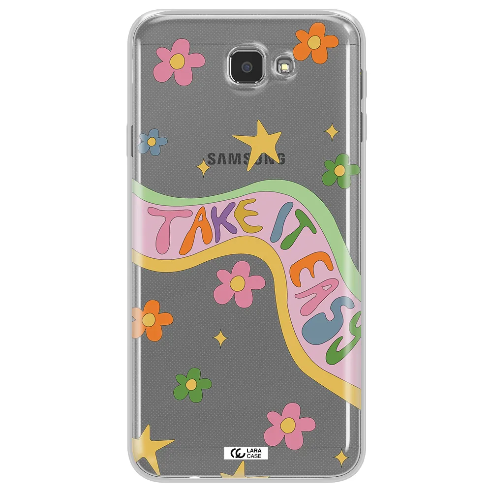Take It Easy Samsung J7 Prim Clear TPU Case