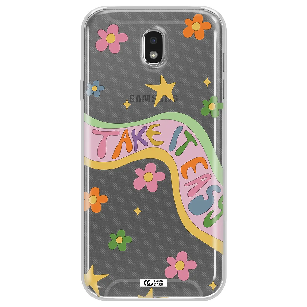 Take It Easy Samsung J7 Pro Clear TPU Case