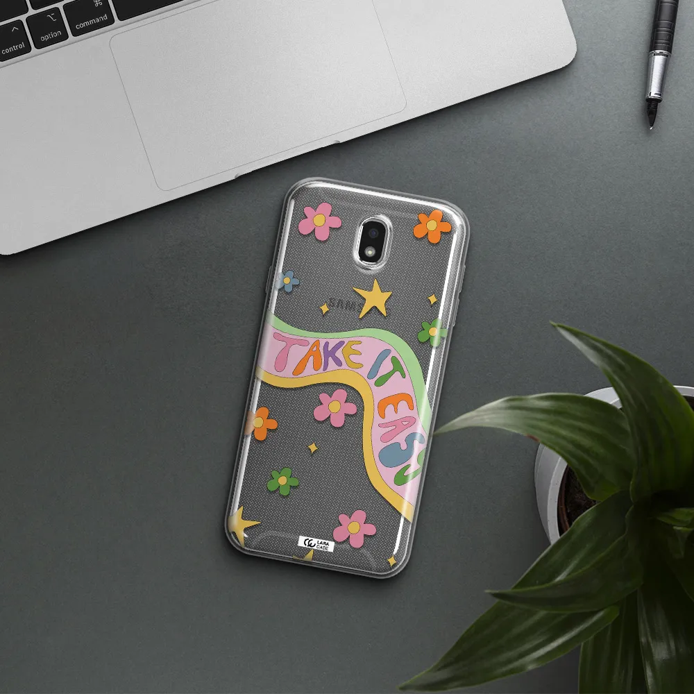 Take It Easy Samsung J7 Pro Clear TPU Case