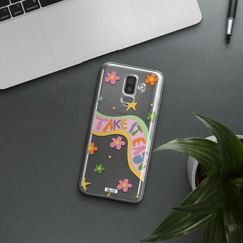 Take It Easy Samsung J8 Clear TPU Case