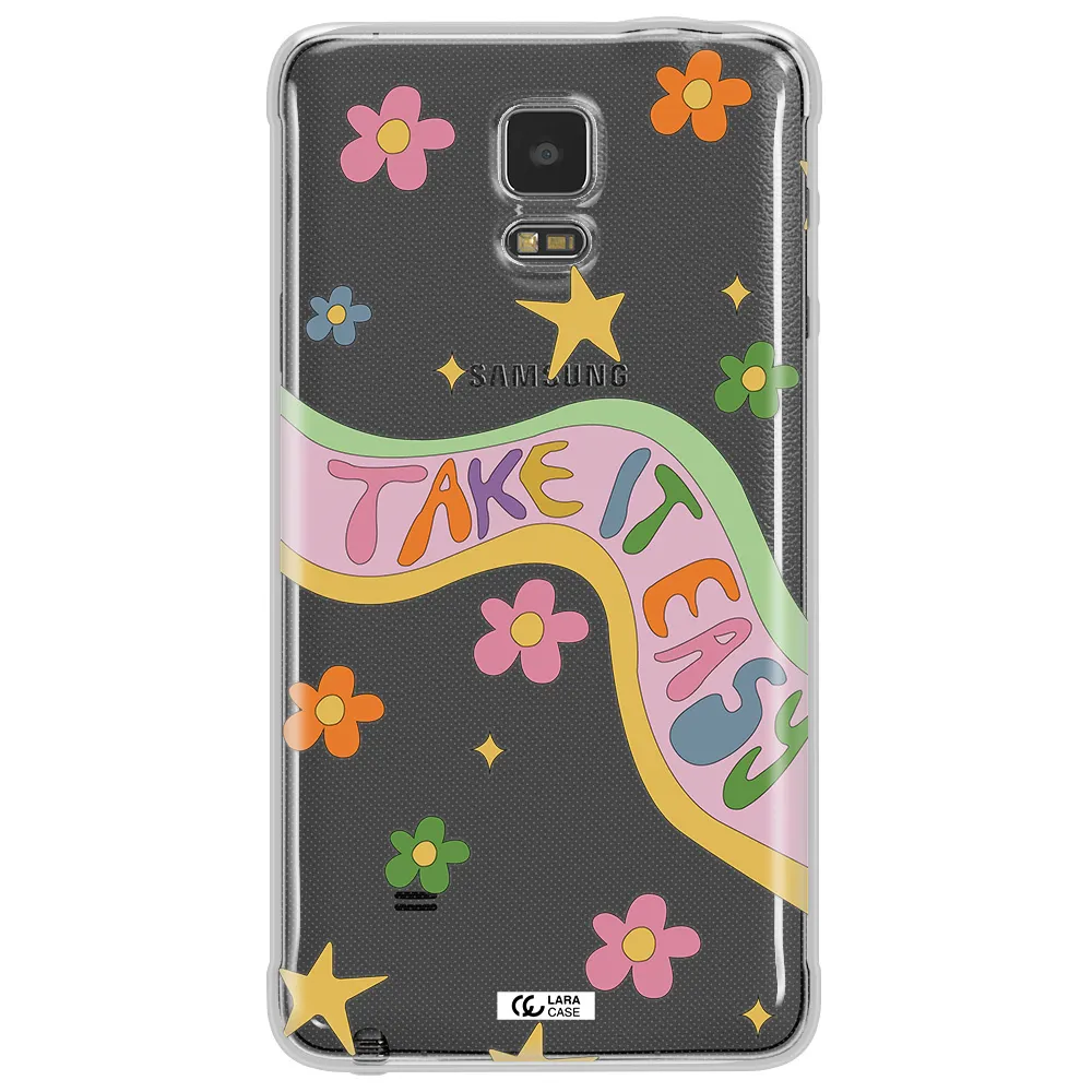 Take It Easy Samsung Note 4 Clear TPU Case