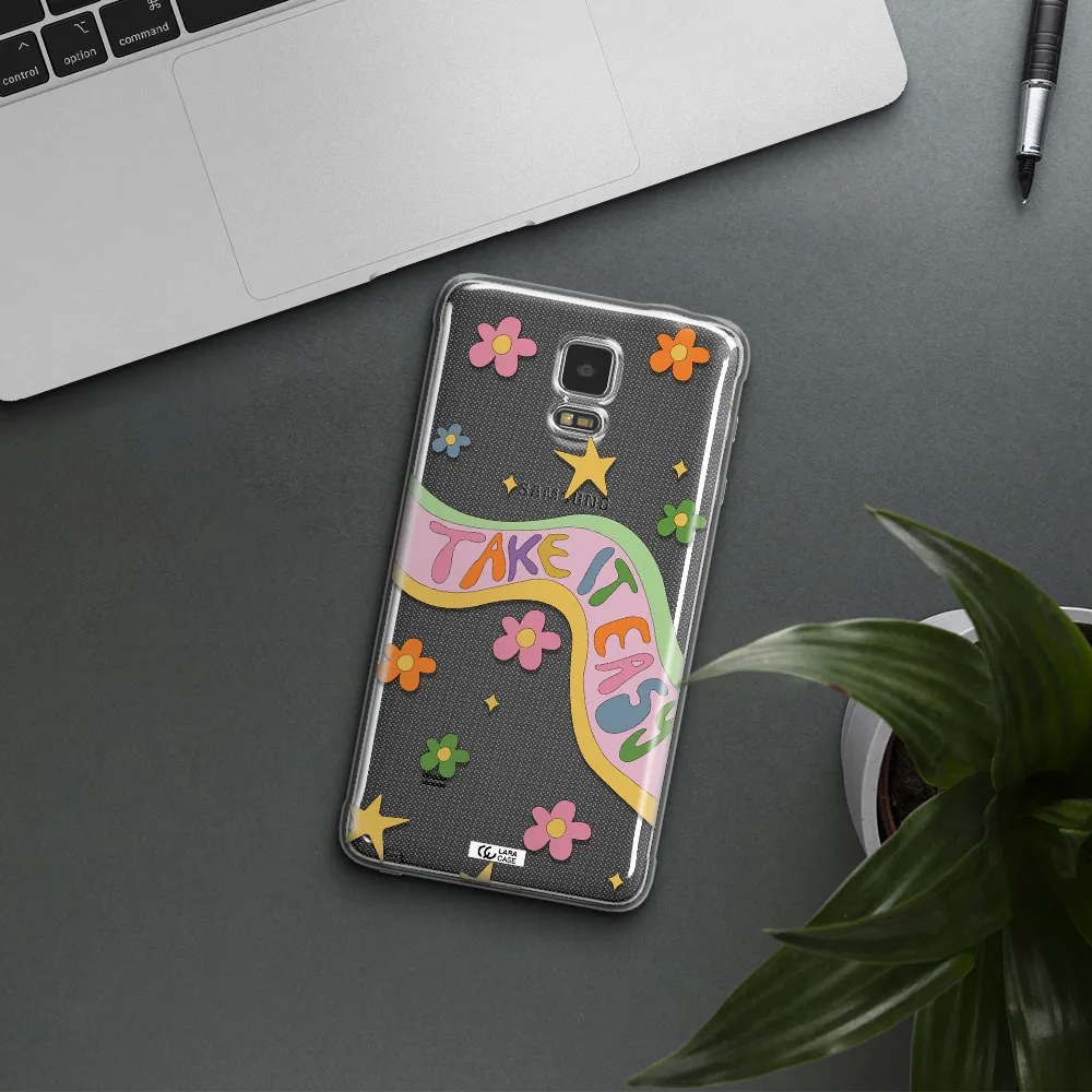 Take It Easy Samsung Note 4 Clear TPU Case