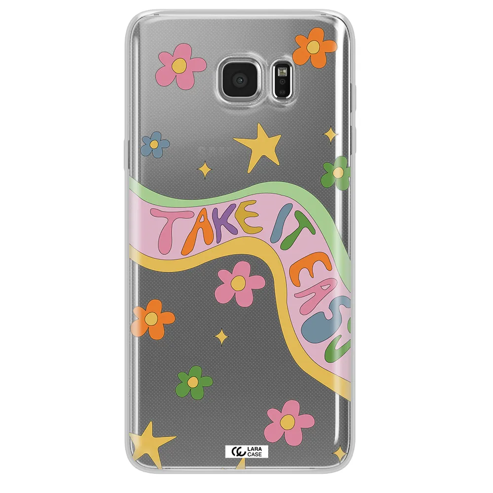 Take It Easy Samsung Note 5 Clear TPU Case