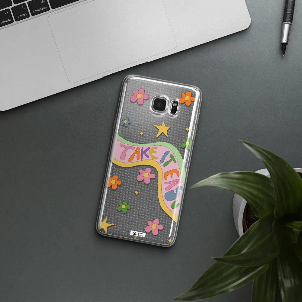 Take It Easy Samsung Note 5 Clear TPU Case