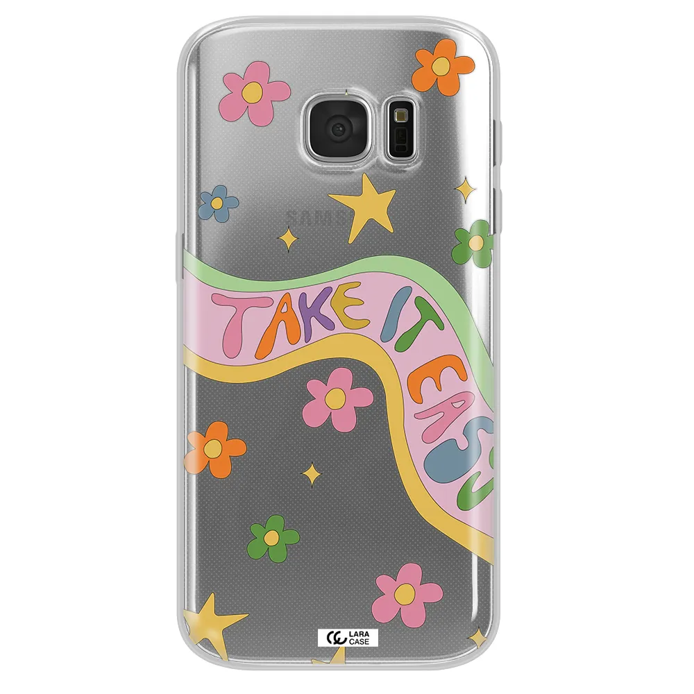 Take It Easy Samsung S 7 Clear TPU Case