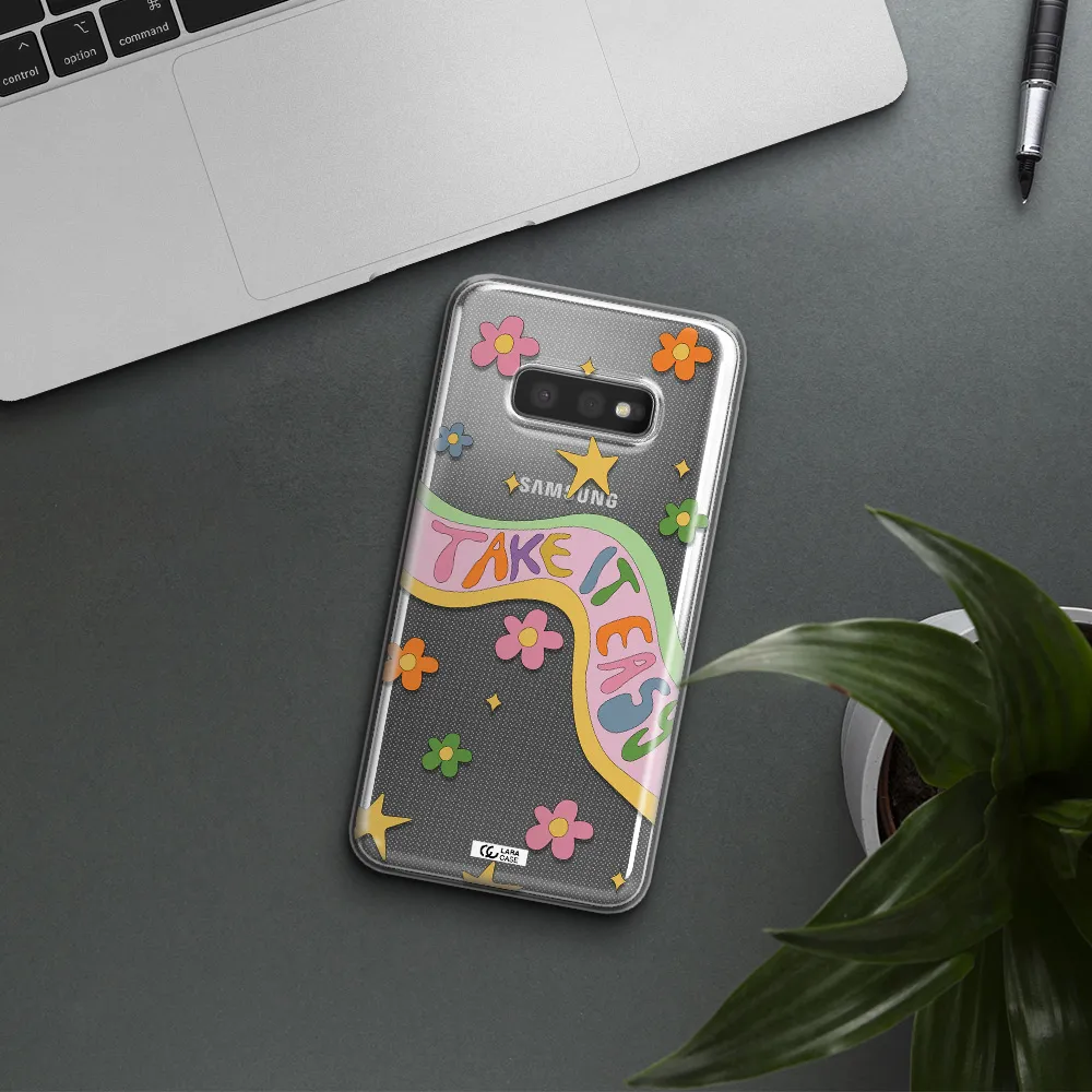 Take It Easy Samsung S10e Clear TPU Case