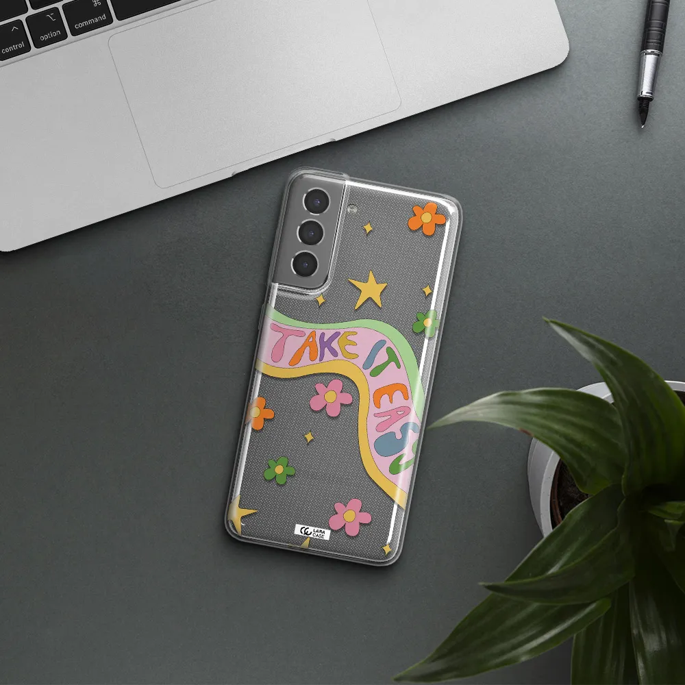 Take It Easy Samsung S21 Clear TPU Case