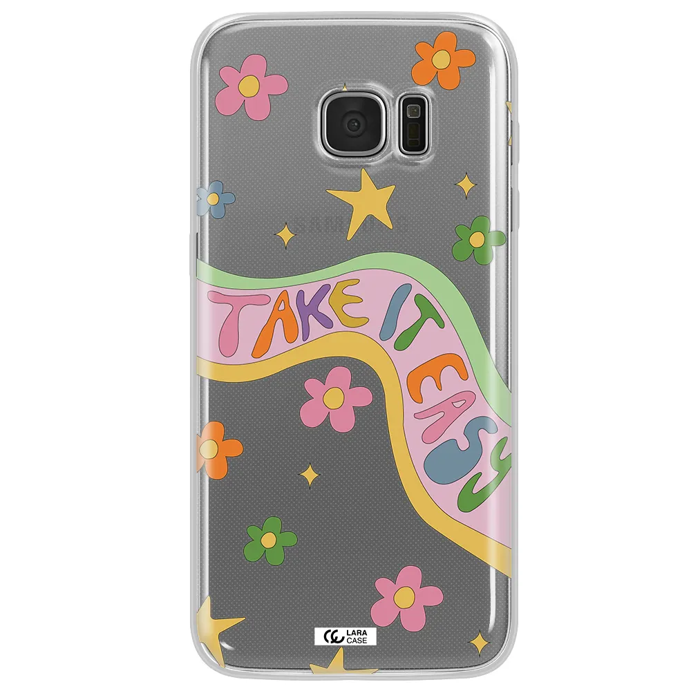 Take It Easy Samsung S7 Edge Clear TPU Case