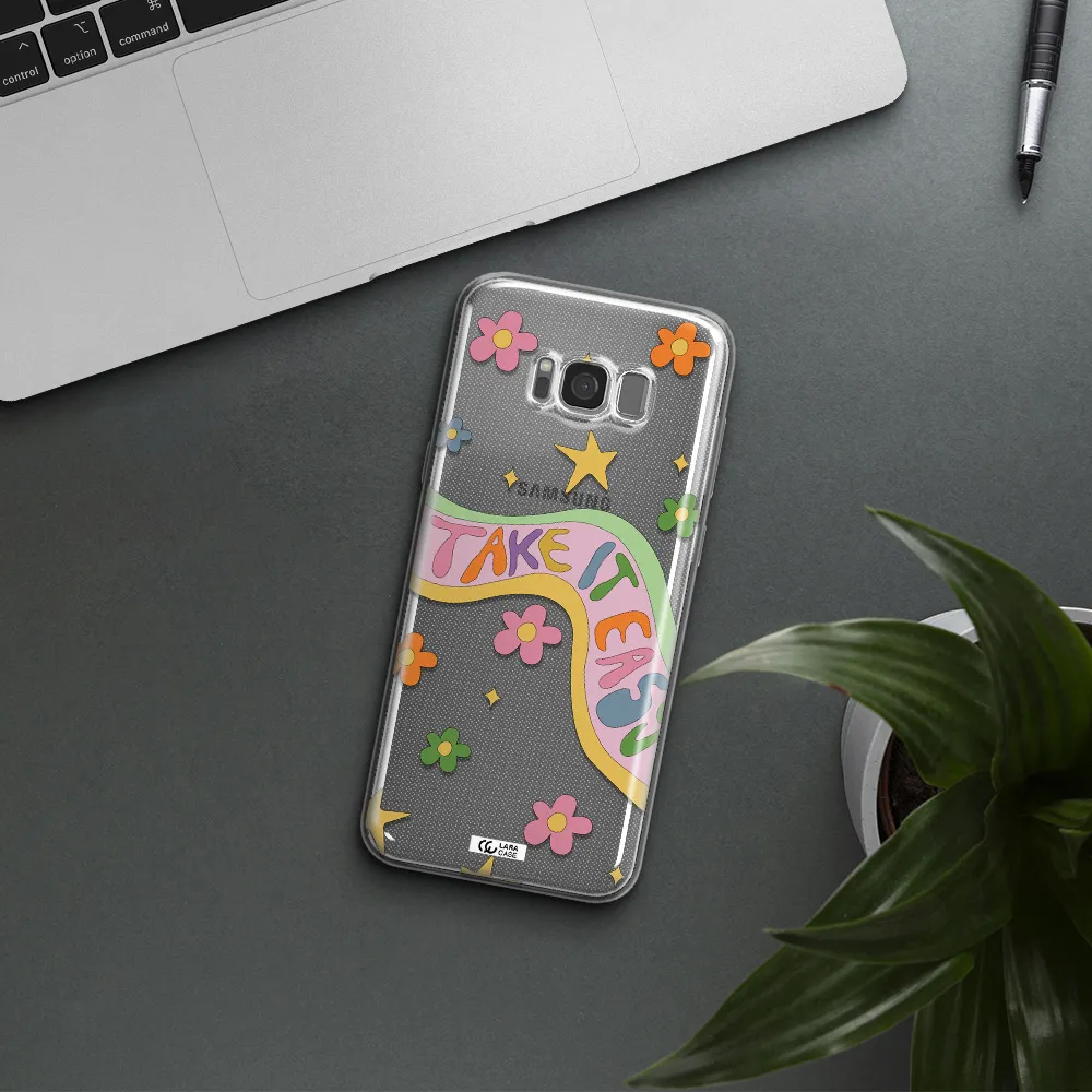 Take It Easy Samsung S8 Plus Clear TPU Case