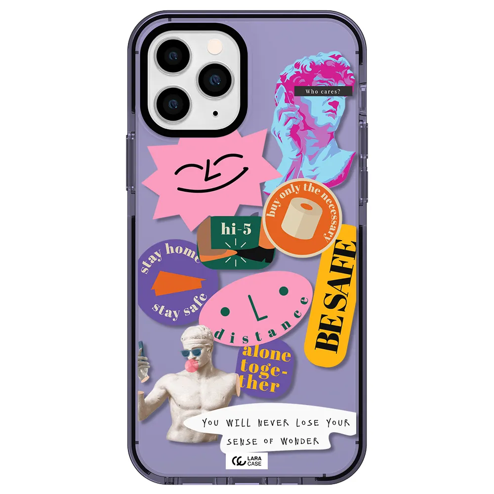 Be Safe Apple iPhone 11 pro impact Lilac Case