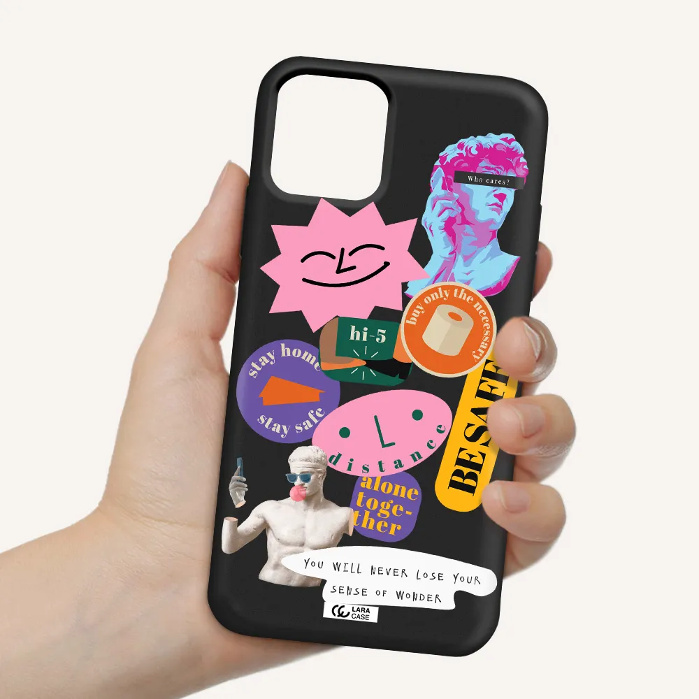 Be Safe Apple iPhone 11 pro Silicone black Case