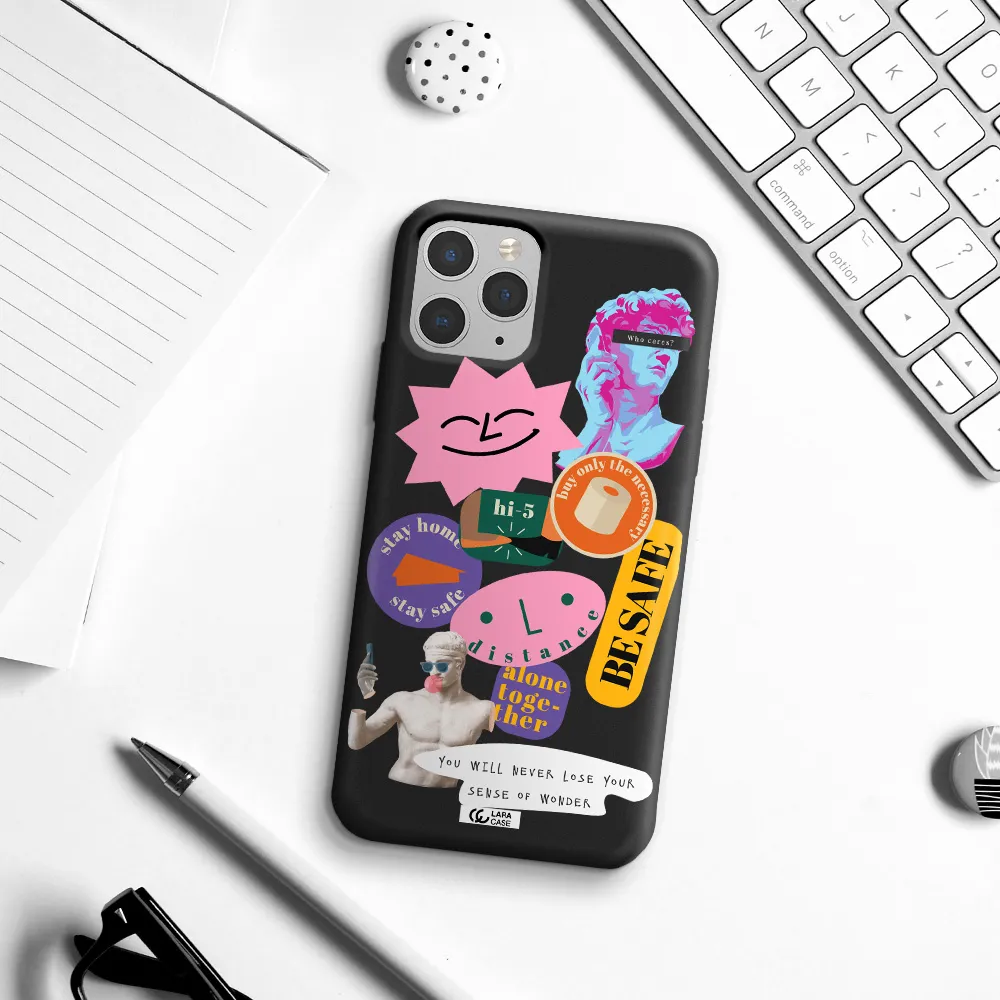 Be Safe Apple iPhone 11 pro Silicone black Case