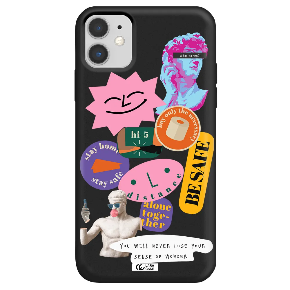 Be Safe Apple iPhone 11 Silicone black Case