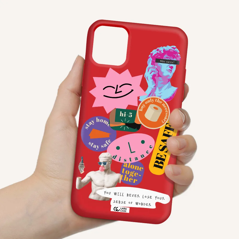 Be Safe Apple iPhone 11 Silicone Imperial Red Case