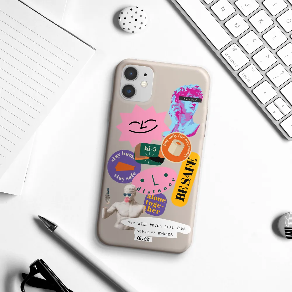 Be Safe Apple iPhone 11 Silicone Stone Case