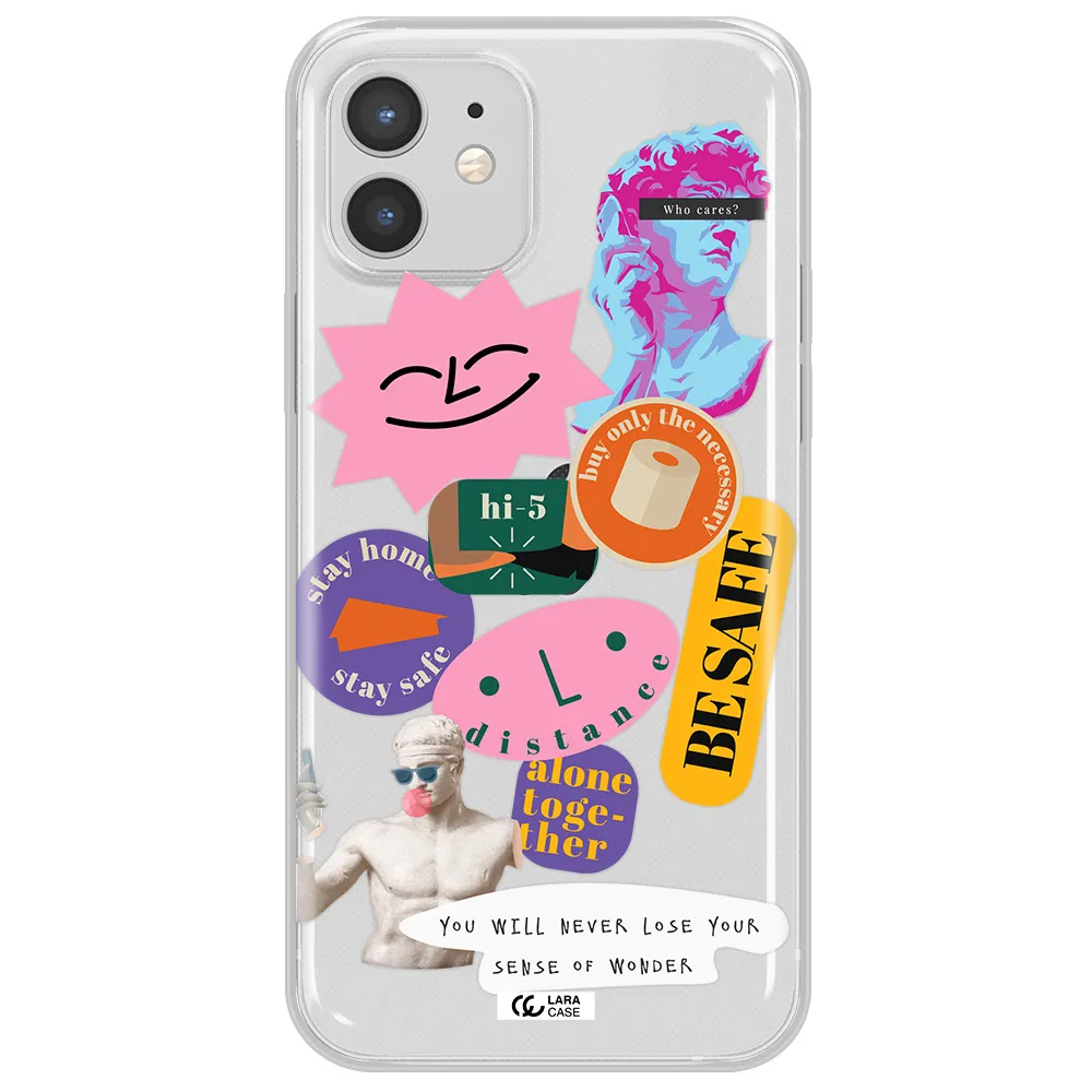 Be Safe Apple iPhone 12 Clear TPU Case