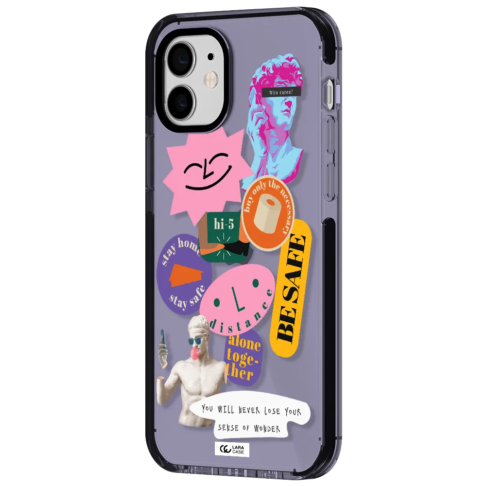 Be Safe Apple iPhone 12 impact Lilac Case