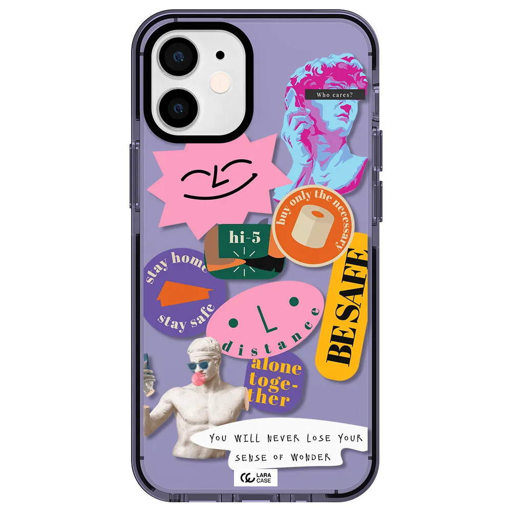 Be Safe Apple iPhone 12 mini impact Lilac Case