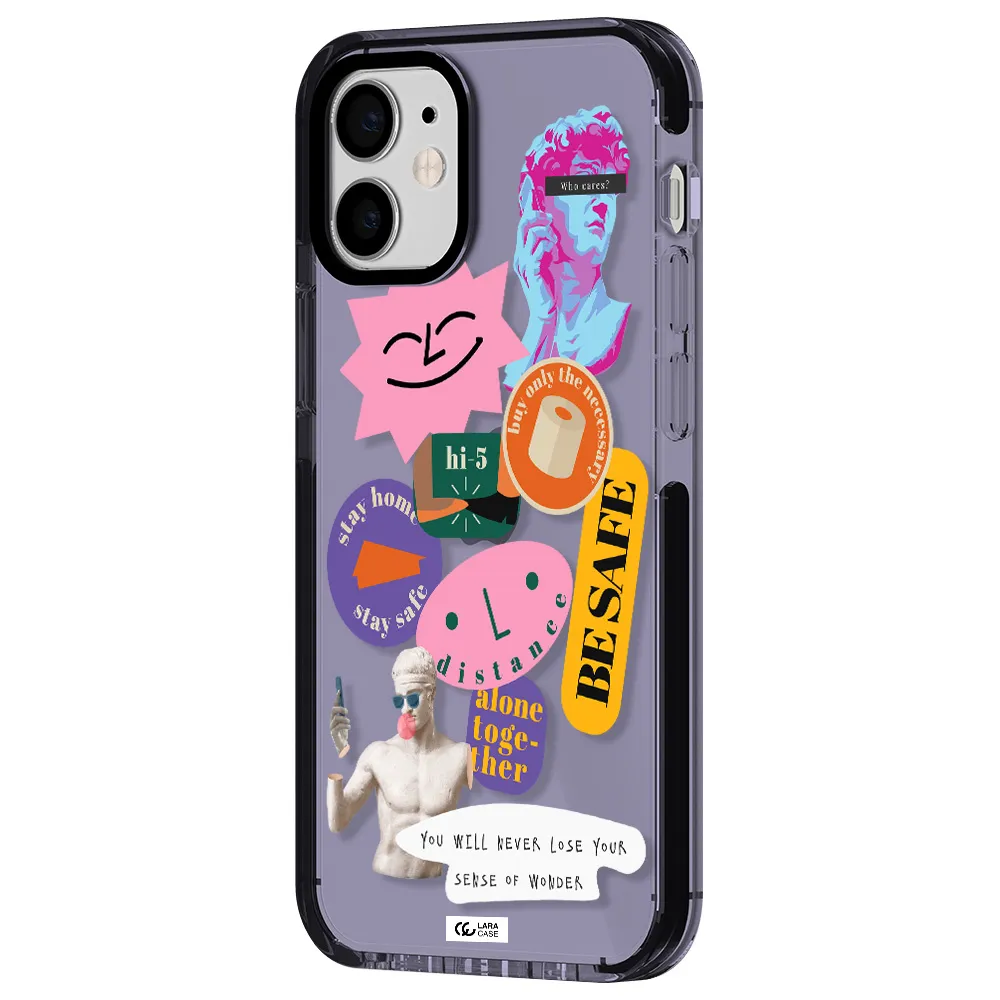 Be Safe Apple iPhone 12 mini impact Lilac Case